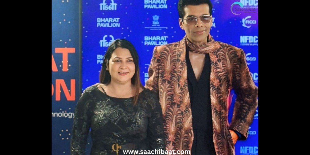 Chanda Patel meets Karan Johar at CANNES Film Festival 2025 Image